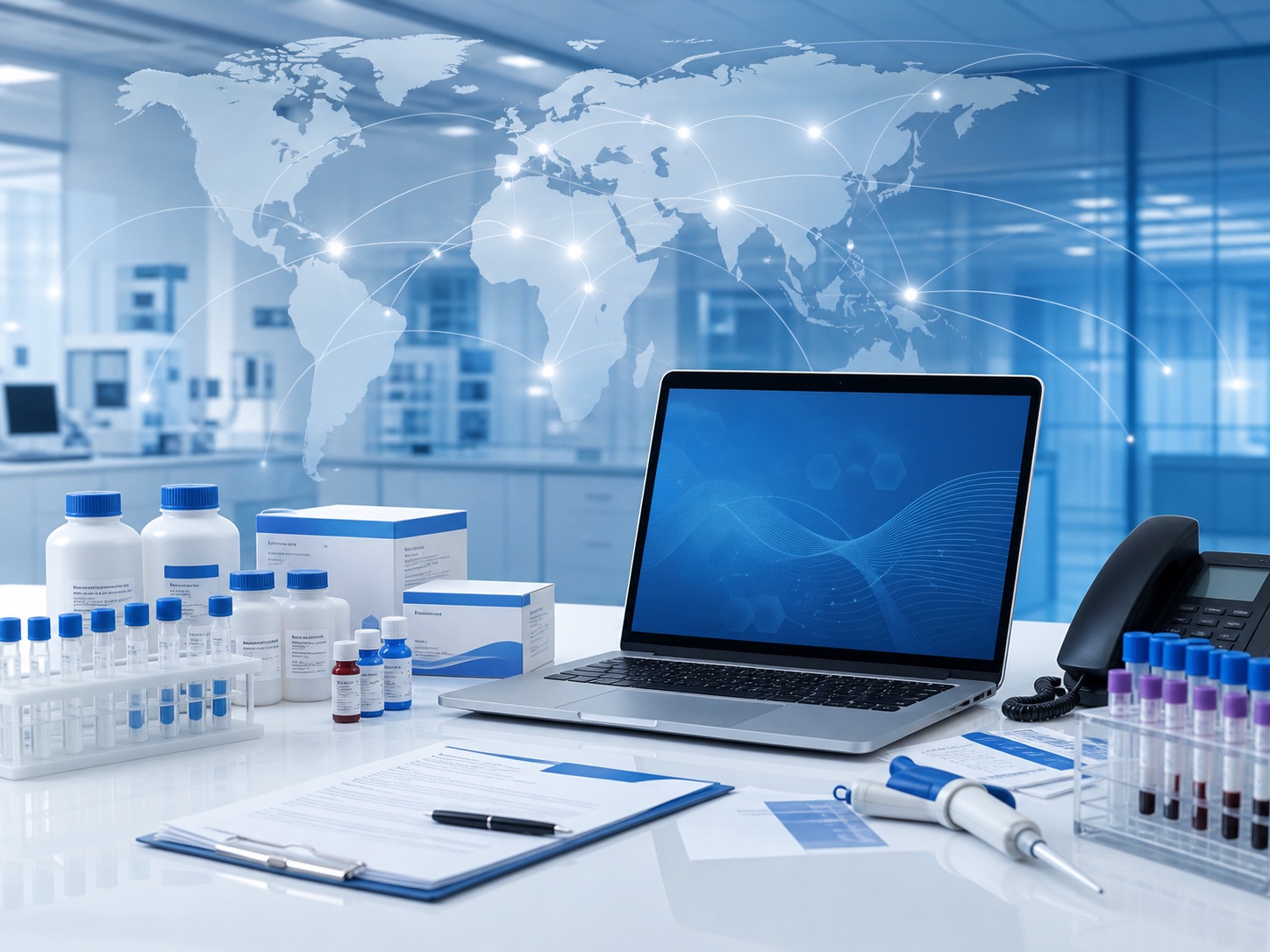 Global technical and sales support for coagulation diagnostics