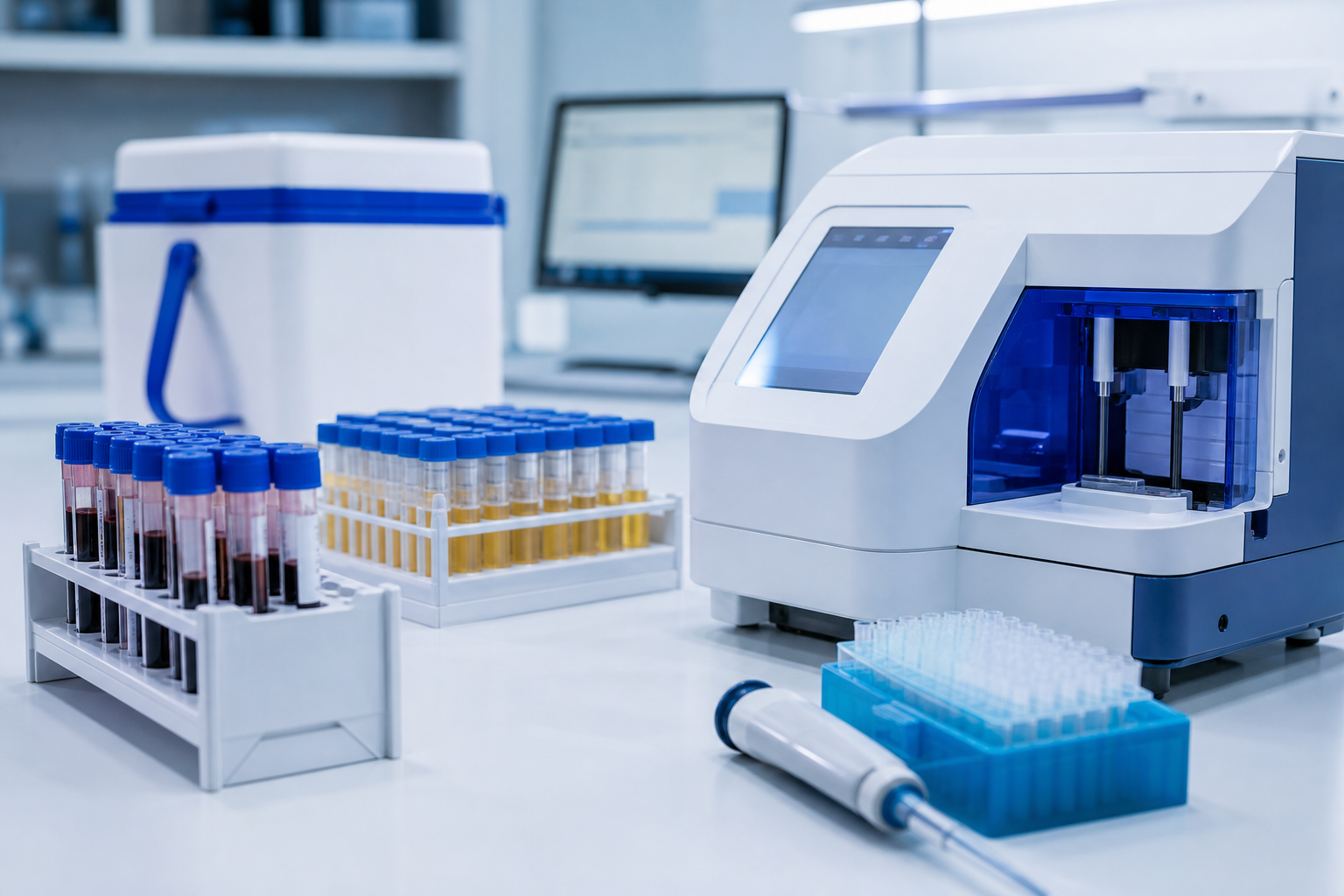 Coagulation specimen handling workflow with analyzer and plasma samples